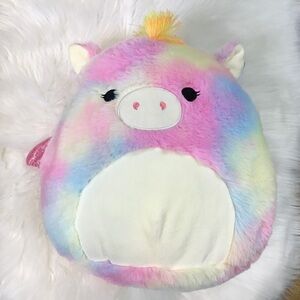 New Squishmallow UltraRare 12" Paisley Pegasus Fuzzamallow TieDye 2021…